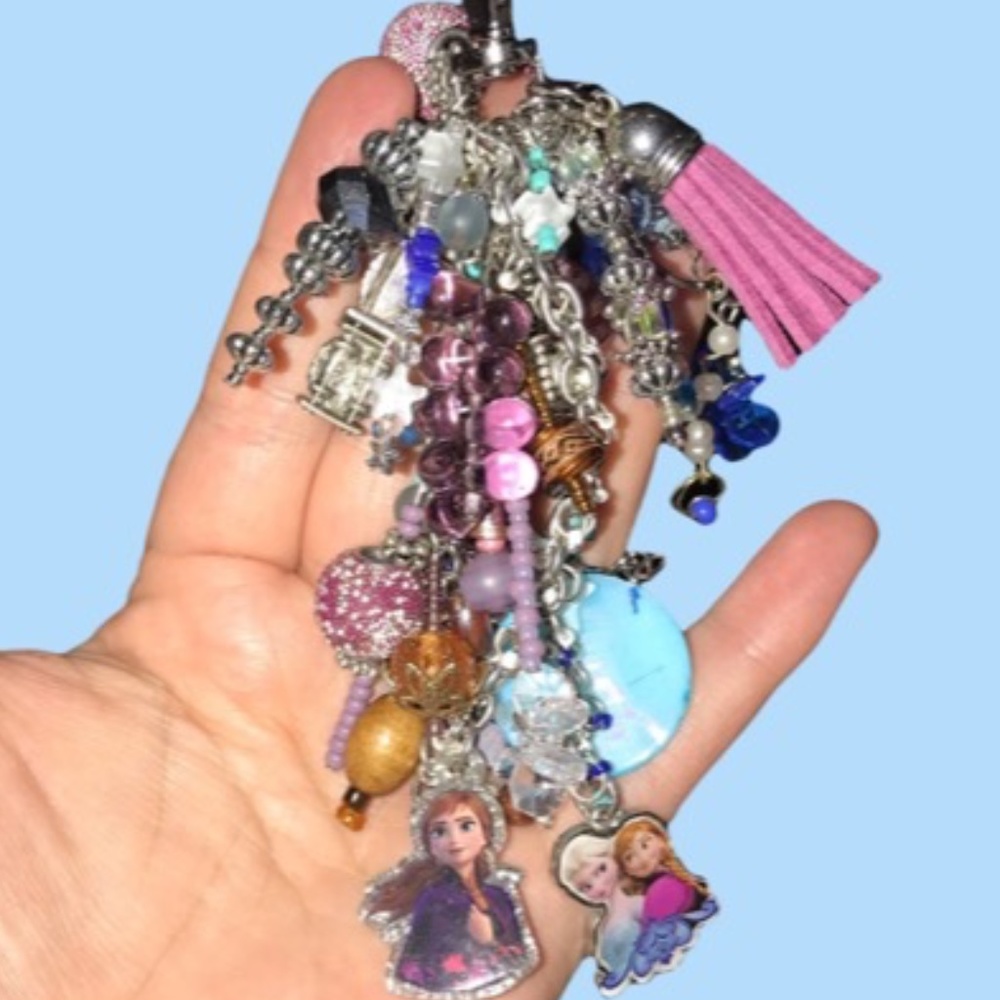 Handmade Frozen Disney Bag Charm / Keychain